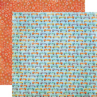 Hot Rod Double-Sided Cardstock Paper/A Boy's Life Collection - Echo Park image 0