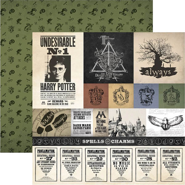 Harry Potter Parchment Tags Paper - Paper House image 0