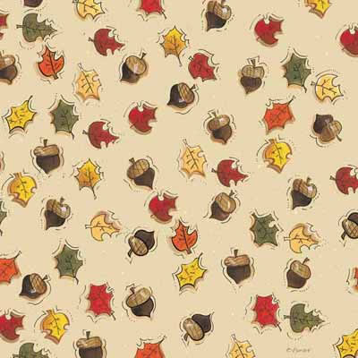 Falling Leaves Paper  - Carolees Creations/Adornit image 0