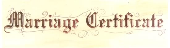 Marriage Certificate Topper / Cock A Doodle image 0