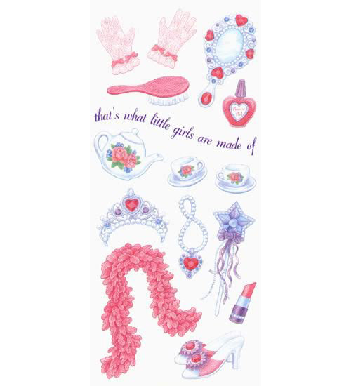 Little Girls Sticker, SandyLion image 0