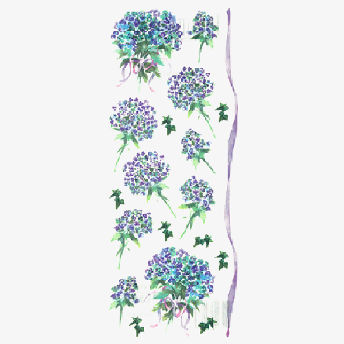Hydrangea Blossoms Vellum Sticker - PrintWorks image 0