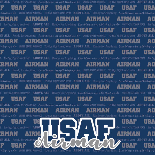 Air Force Active Duty Paper - Scrapbook Customs image 0