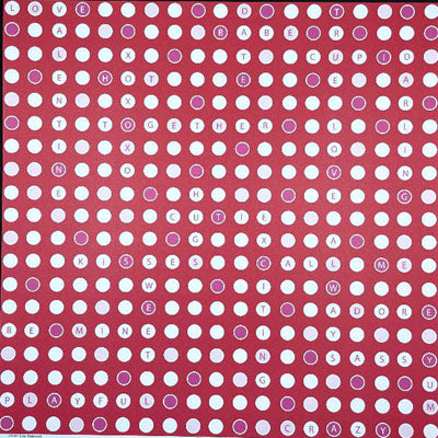 Love Crossword Paper - Pebbles Inc. image 0