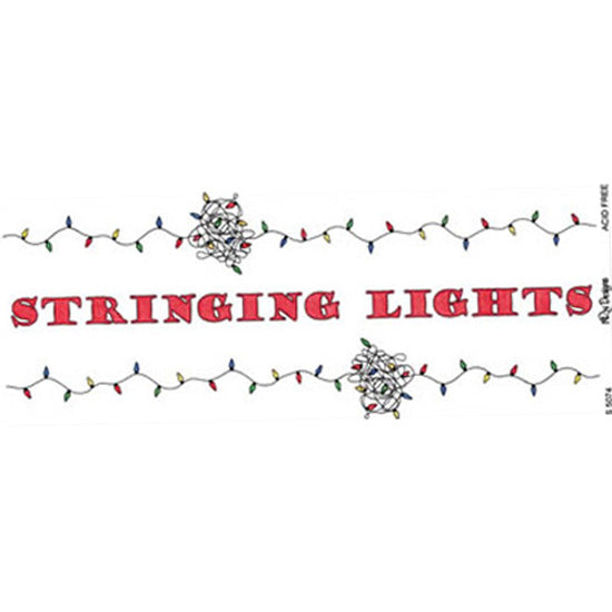 Stringing Lights Sticker by NRN Designs image 0