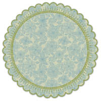 Twig Decorative Edge Cardstock Paper with Glitter - Little Yellow Bicycle image 1