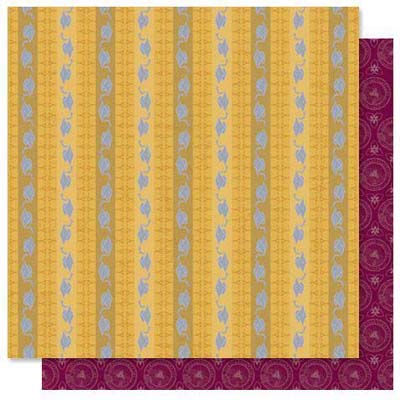 Grad Hats Stripe Double-Sided Cardstock Glitter Paper/Graduation Collection - Best Creation Inc image 0