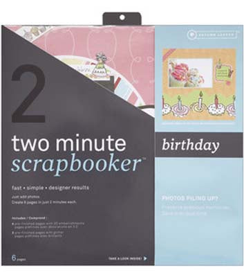 Autumn Leaves Two Minute Scrapbooker Birthday Kit image 0