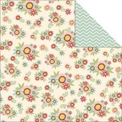 Flower Patch Double-Sided Paper - Fancy Pants image 0
