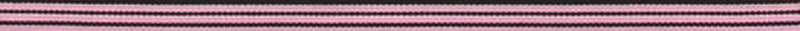Pink Candy Stripe Twill Ribbon - Carolees Creation image 0