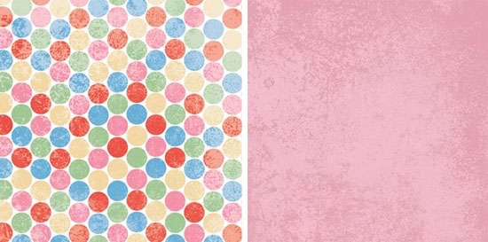Clown Dots Double-Sided Paper/Carnival Ride Collection - G.C.D Studios image 0