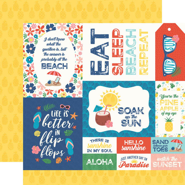 Endless Summer Multi Journaling Cards Paper - Echo Park image 0