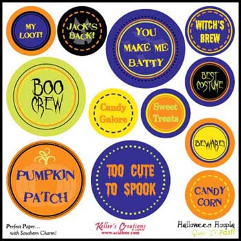 Halloween Hoopla 6x6 Quote it Fast! Card / Keller Creations image 0