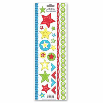 Border Sticker/Star Cluster Bright - Carolees Creations/Adornit image 0