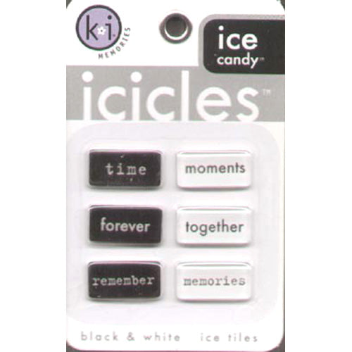 Icicles/Black &amp; White Ice Tiles - Ki Memories image 0