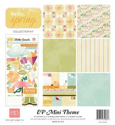 Hello Spring Mini Theme Collection Kit  - Echo Park image 0