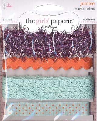 Jubilee Trim Card (4 Trims) By Girls Paperie image 0