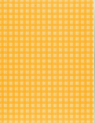 Golden Yellow Plaid 8 1/2 X 11 Paper image 0