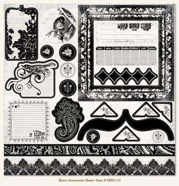 Meadowlark Dawn 12x12 Die-Cut Sheet - My Mind's Eye image 0
