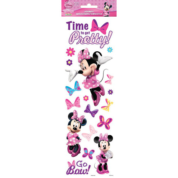 Minnie Mouse Embossed Sticker - SandyLion image 0