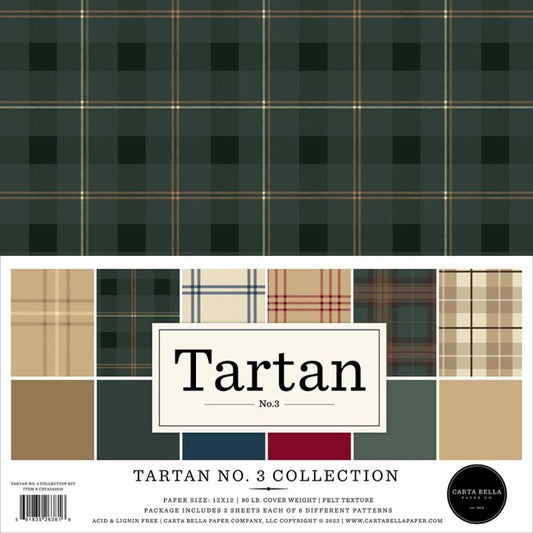 Tartan Number 3 Collection Kit - Carta Bella image 0