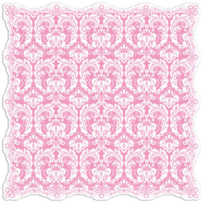 Pinky Damask Die-cut Paper - Creative Imaginations image 0