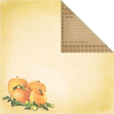Pumpkins 12x12 Double-Sided Paper - Creative Imaginations image 0