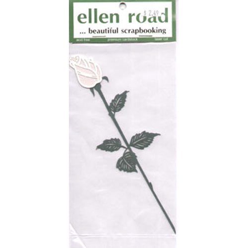 White Rose Bud (Layered) by Ellen Road image 0