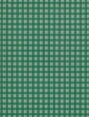 8 1/2 x 11 Dark Green Plaid Paper image 0