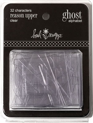 Ghost Acetate Alphabet/Reason Upper - Heidi Swapp image 0