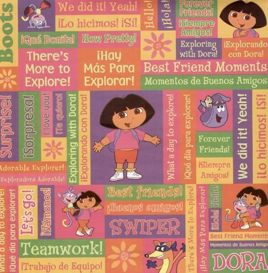 Dora Phrase Paper, Sandylion image 0