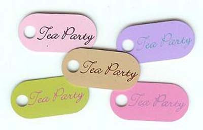 Tea Party Tags / Eyelet Outlet image 0
