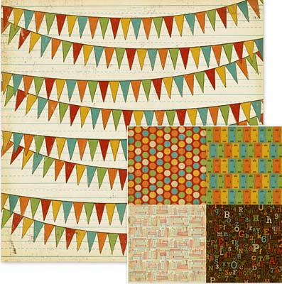 Go Team Double-Sided Paper/Hall Pass Collection - We R Memory Keepers image 0