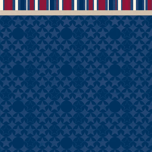 Patriotic Blue Border - Hot Off the Press image 0
