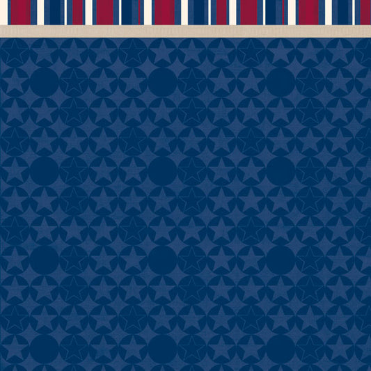 Patriotic Blue Border - Hot Off the Press image 0