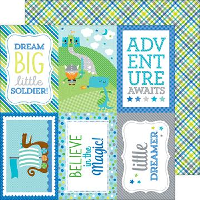 Doodlebug Viking Plaid Cut-Outs/Dragon Tails Collection image 0