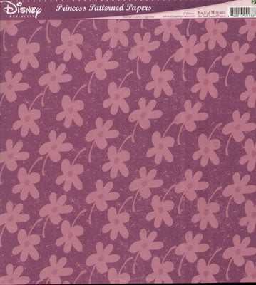 Purple Princess Flowers Paper - Paper Garden image 0