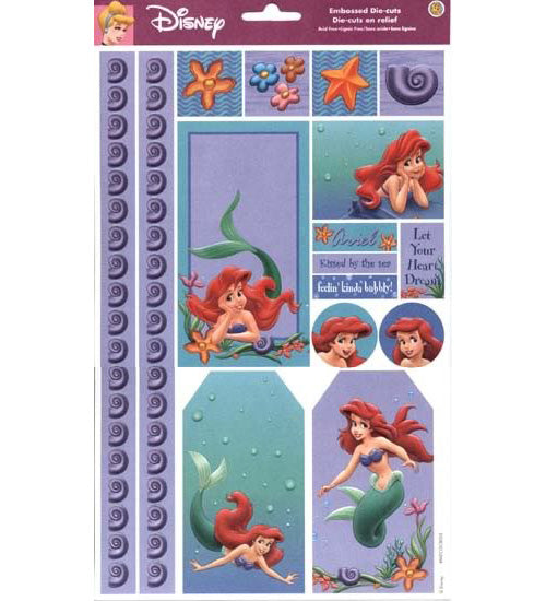 Embossed Ariel Die Cuts, Sandylion image 0