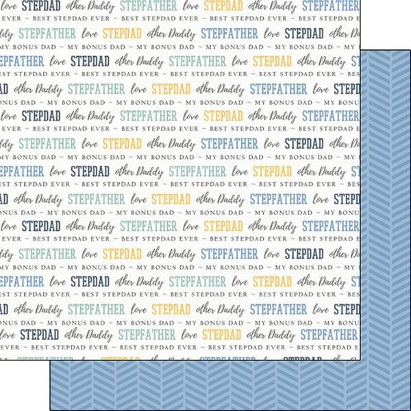 Stepfather Pride Paper - Scrapbook Customs image 0