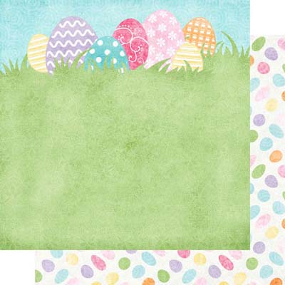 Bunches of Eggs Paper - Scrapbook Customs image 0