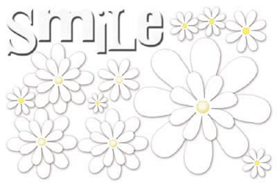 Smile Foam Stickers - Carolees Creation/Adornt image 0