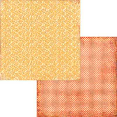 Butternut Double-Sided Paper/Hopscotch Collection - Fancy Pants image 0