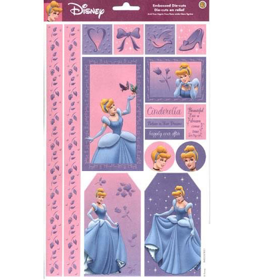 Embossed Cinderella Die Cuts, SandyLion image 0