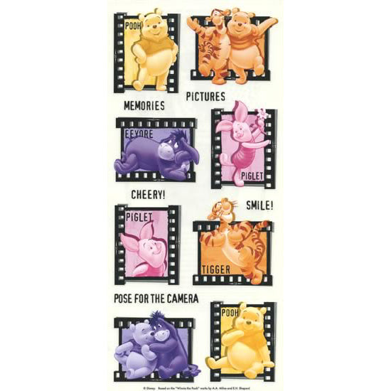 Pooh Film Strip Sticker, SandyLion image 0