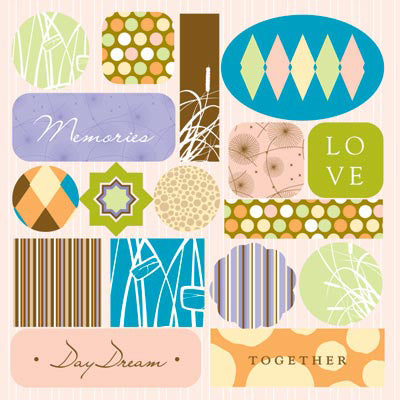 Daydream Ensemble Epoxy Stickers - GCD Studios image 0