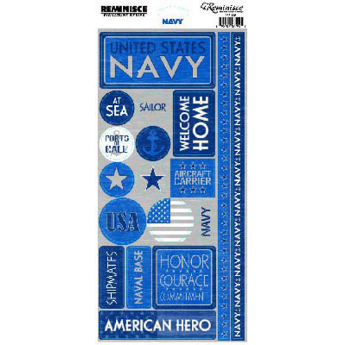 US Navy Cardstock Sticker - Reminisce image 0