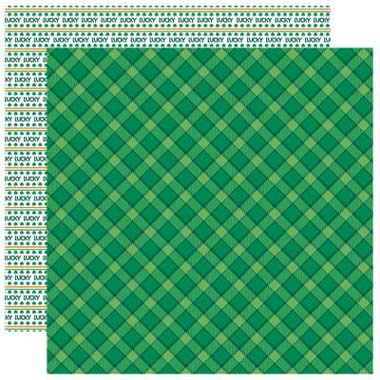 Lucky Plaid Double-Sided Paper - Reminisce image 0