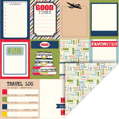 Travel Tags/Arrows Double-Sided Cardstock Paper - Queen & Company image 0