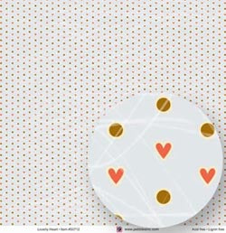 Loverly Heart Paper - Pebbles Inc. image 0