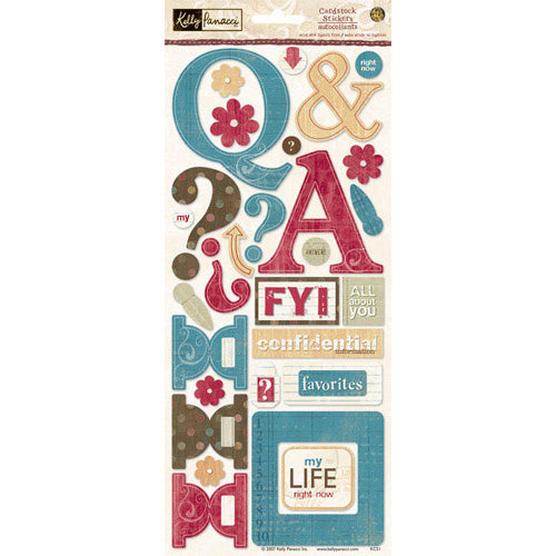 Kelly Panacci Chronicles Cardstock Stickers - SandyLion image 0